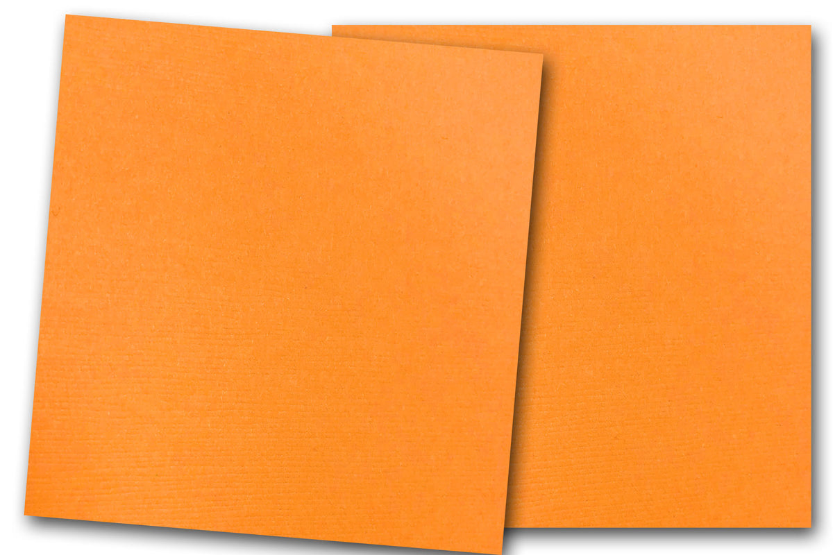 orange 12x12 discount card stock