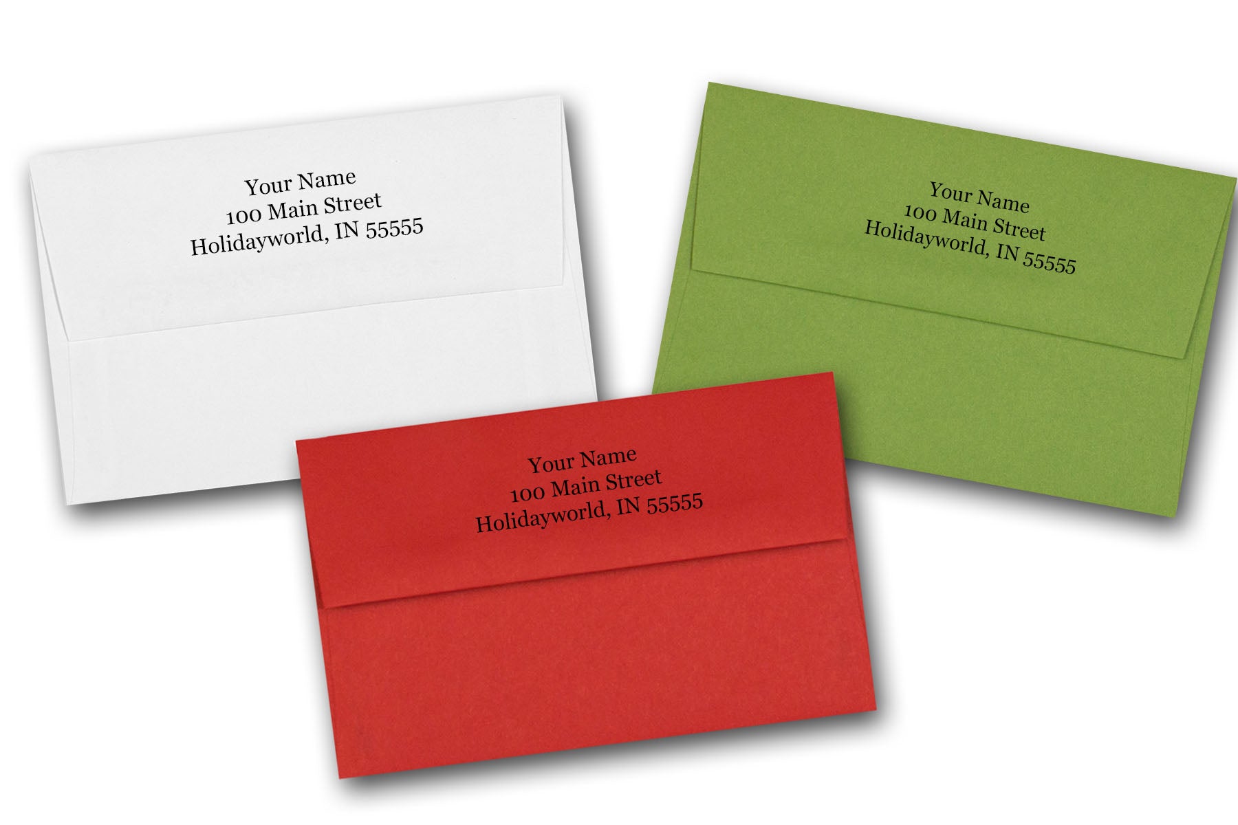 holiday discount envelopes for your 5x7 christmas cards with
