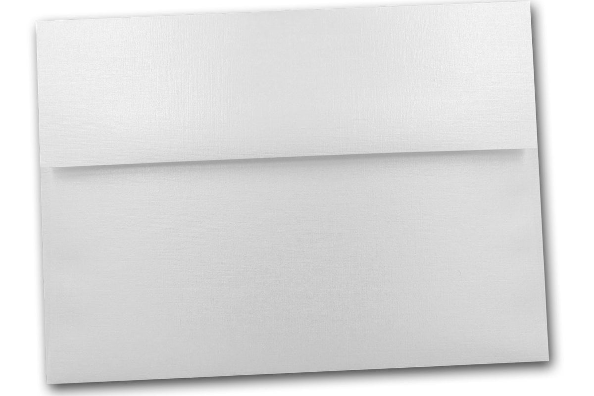 Classic Linen WHITE PEARL A1 envelopes