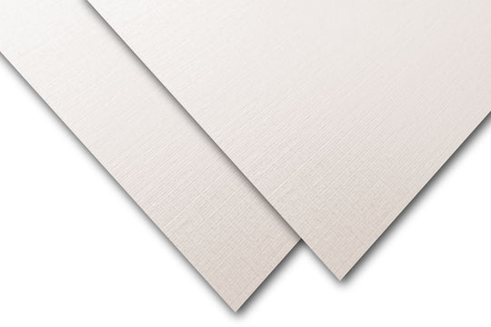 Lisa Horton Crafts - 12 x 12 Premium Linen Textured Cardstock - Classic White
