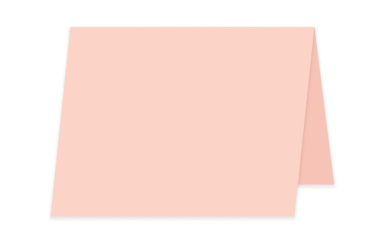 Blank A1 Folded Discount Card Stock - Pink