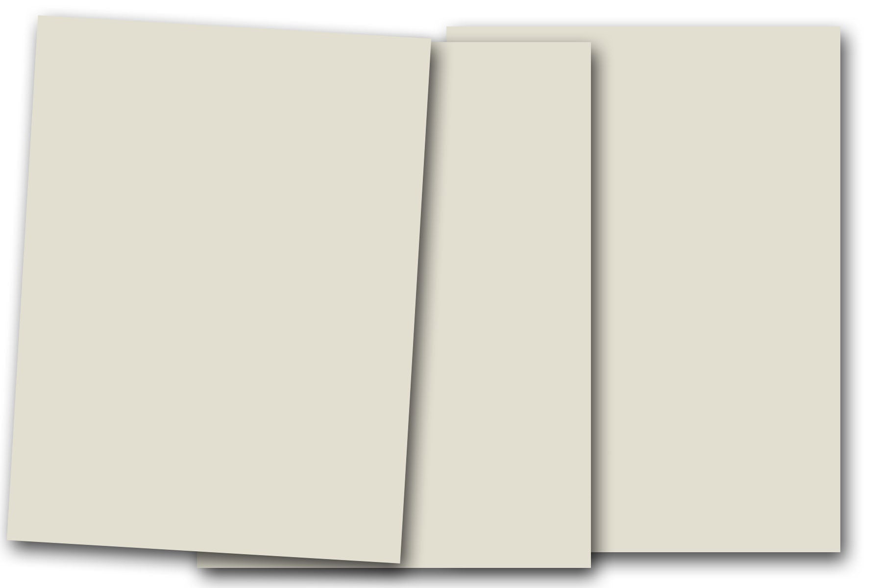 Bulk Blank White or Natural A2 sized Discount Card Stock