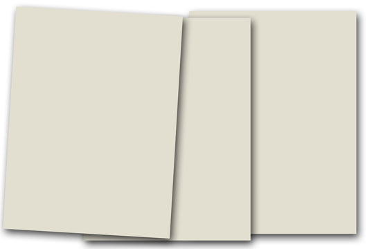 DCS Discount 8.5x11 Card Stock: Smooth Putty Off-White - 20 Sheets