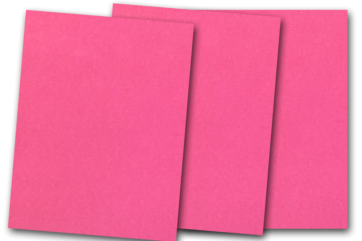 DCS Discount 8.5x11 Card Stock: Raspberry Ice Pink - 20 Sheets