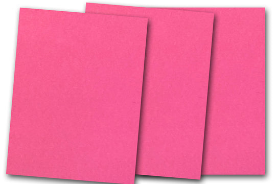 DCS Discount Card Stock: Raspberry Ice Pink 5x7 Card Stock 20 sheets