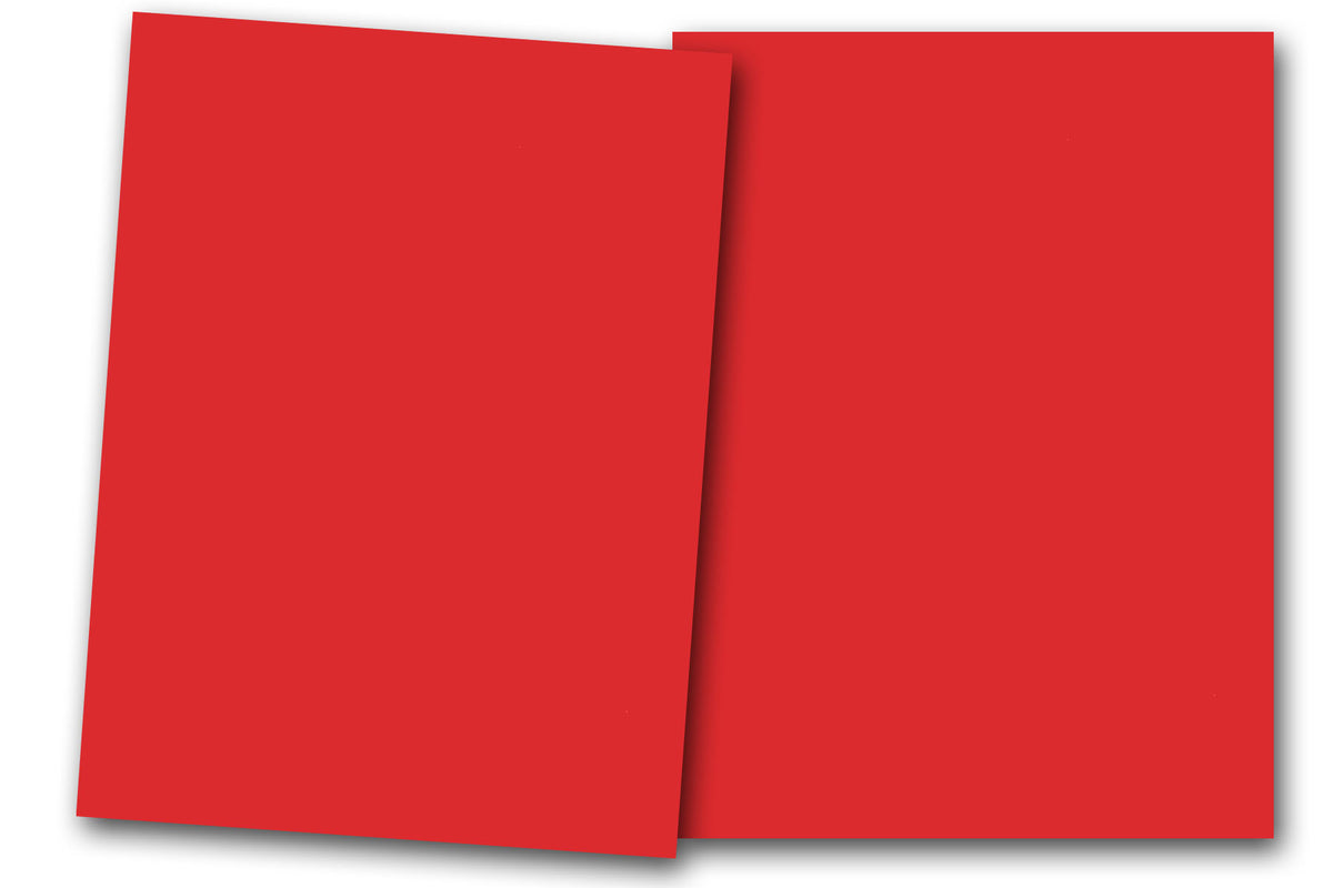 Holiday Red Discount Card Stock