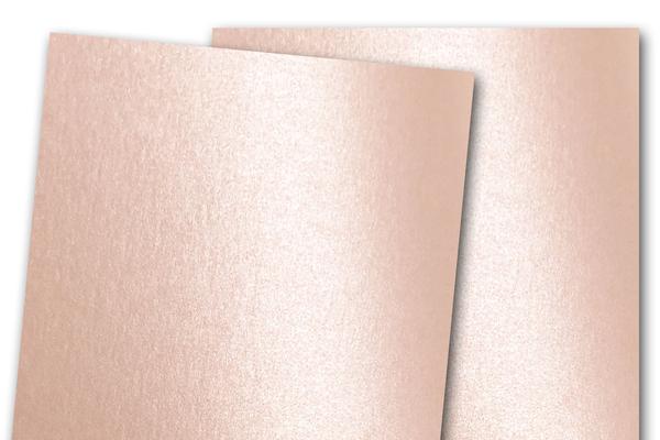 Shimmery Metallic Rose Gold Paper for Card Making, Printing and Paper flowers