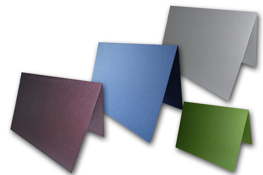 Stardream Metallic DIY Folded Place Cards - 50 pack - OVERSTOCK