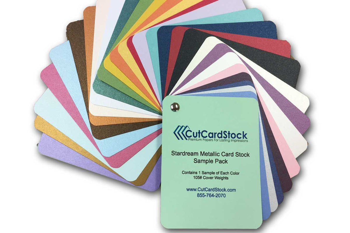 Metallic Card Stock Sample Book