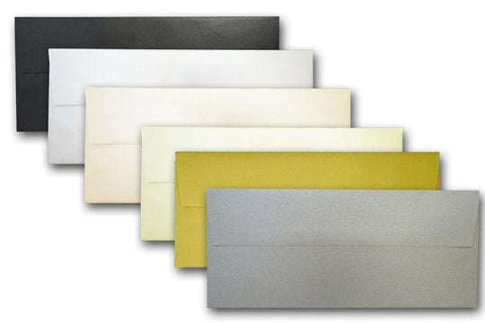 Stardream Metallic No. 10 Square Flap Envelopes - 25 pack - Closeout