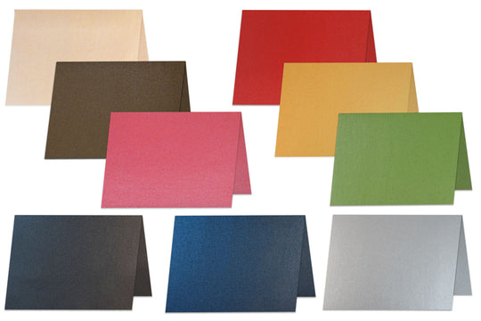 Stardream Metallic 4x6 Folded Discount Card Stock Blank Invitations