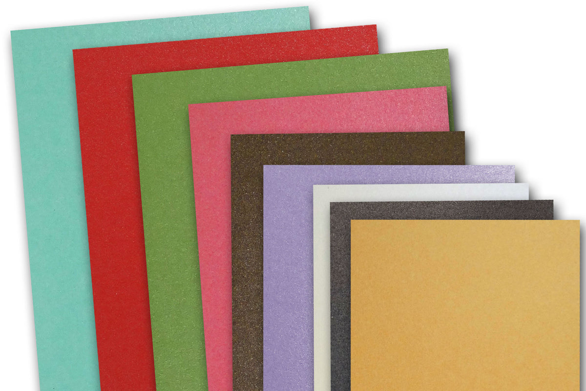 Metallic 5.5 inch square cards