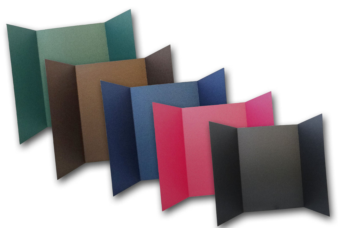 Blank Gate Fold Invitations - Stardream Metallic Colors