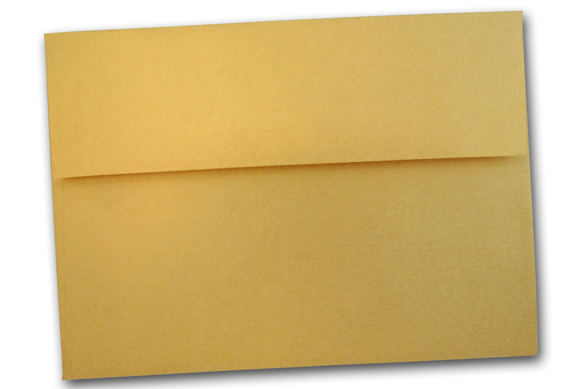  A2 Antique Gold Metallic Envelope Liners, Stardream