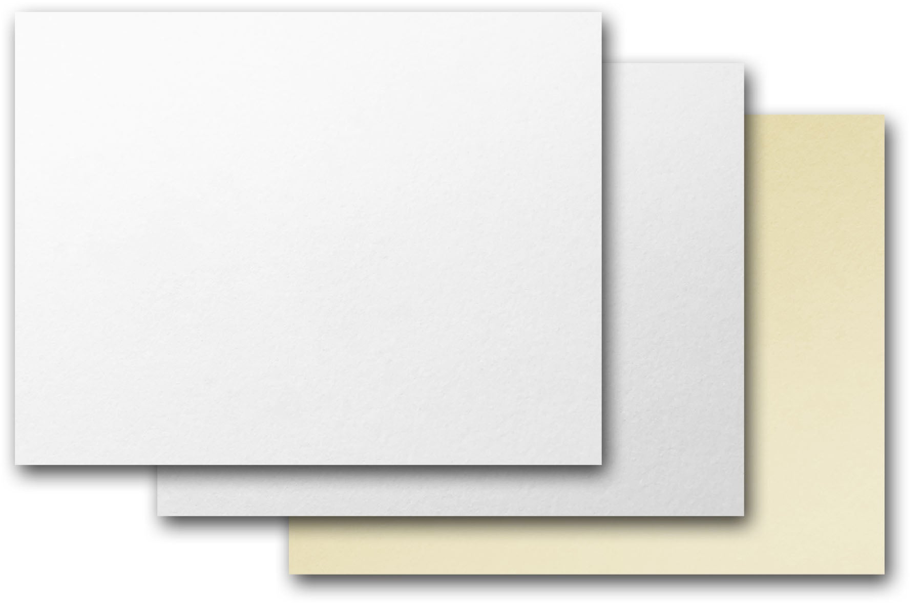 100% Cotton Card Stock - Savoy Natural White - 12X12 - 92lb Cover (249gsm)