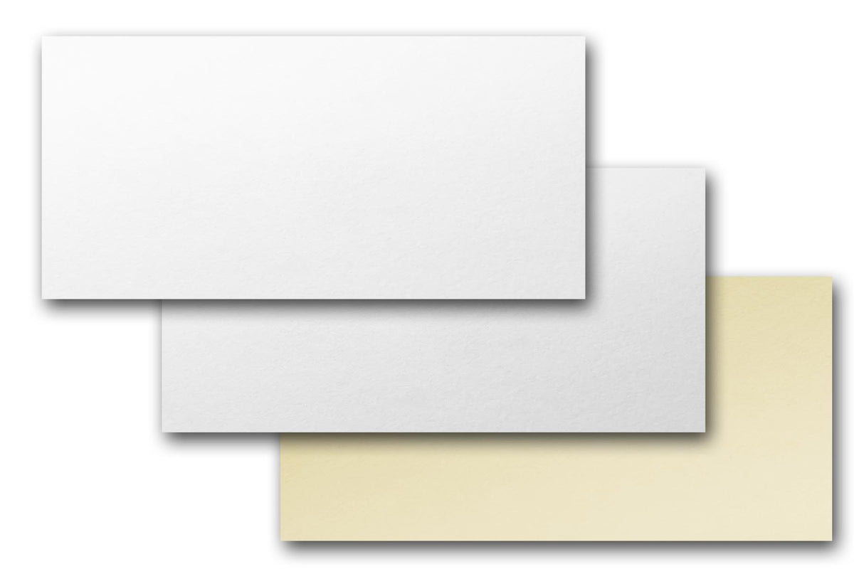 Blank Cotton No 10  Precut Discount CardStock 