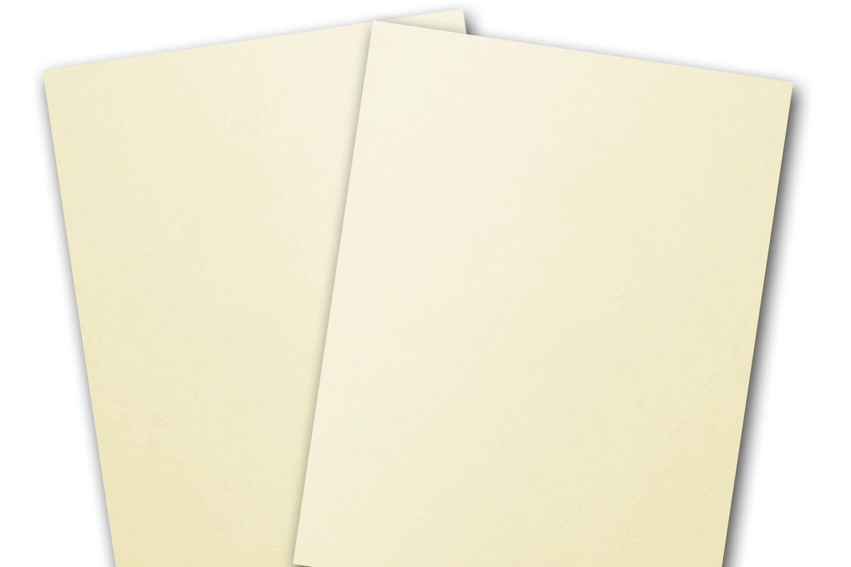 100 percent Cotton Letterpress Ivory Natural Discount CardStock