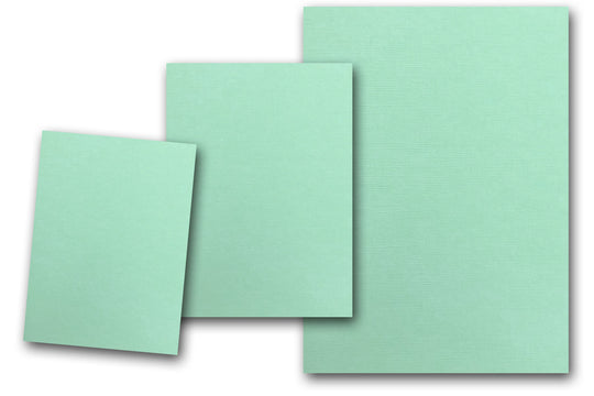 DCS Discount Card Stock: Canvas Textured Sea Foam Green  4x6 Card Stock - 20 sheets