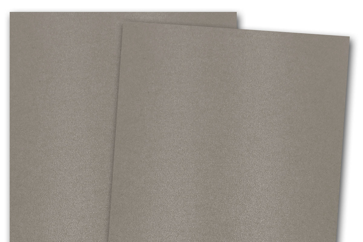 Shimmery Metallic Grey Paper for Card Making, Printing and Paper flowers