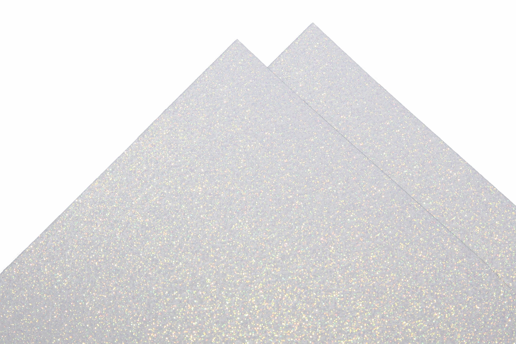 White Glitter Card Stock for DIY Invitations and Scrapbooks - CutCardStock