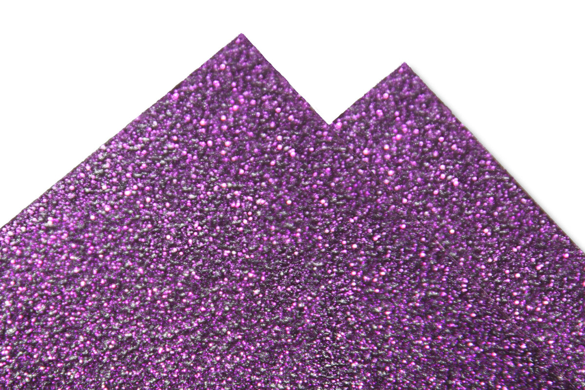 Purple Glitter Discount Card Stock for Quinceañera and party invites -  CutCardStock