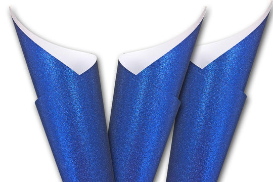 Silk Glitter Regal Royal Blue Card stock 12x12