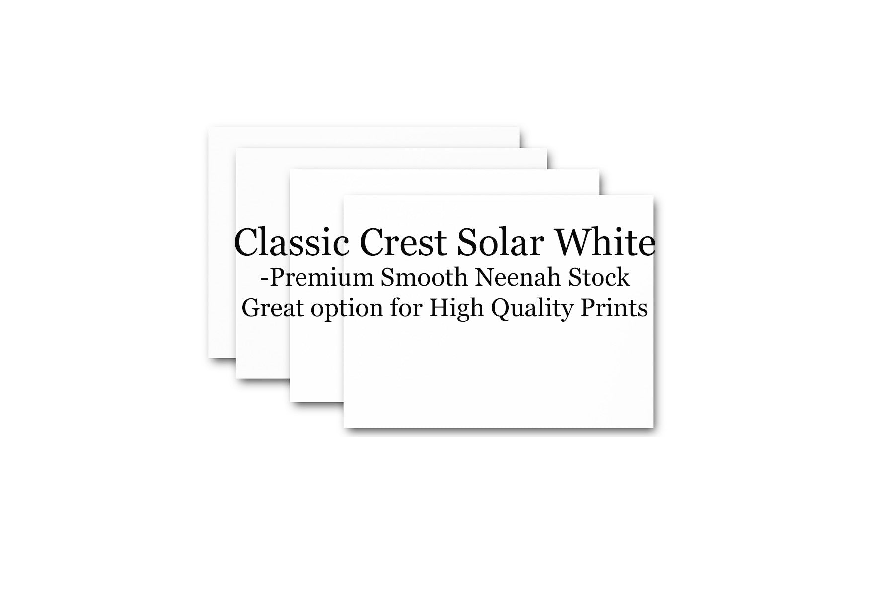 Classic CREST Smooth 130 lb Double Thick Discount Cardstock - CutCardStock