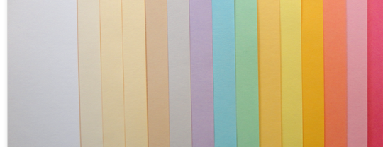 Lettermark Colors Vellum 67 lb Bristol - 250 sheets