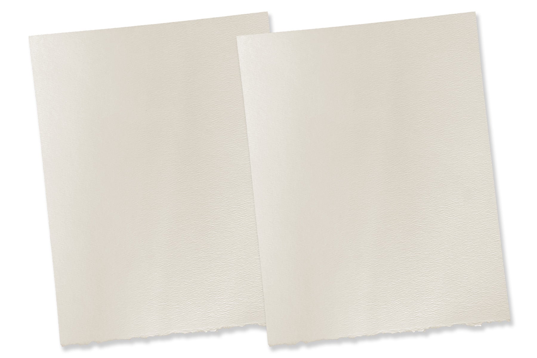 White & Cream Felt Cardstock Paper