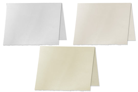 Strathmore Pastelle Deckle Edge A7 Folded Invitation