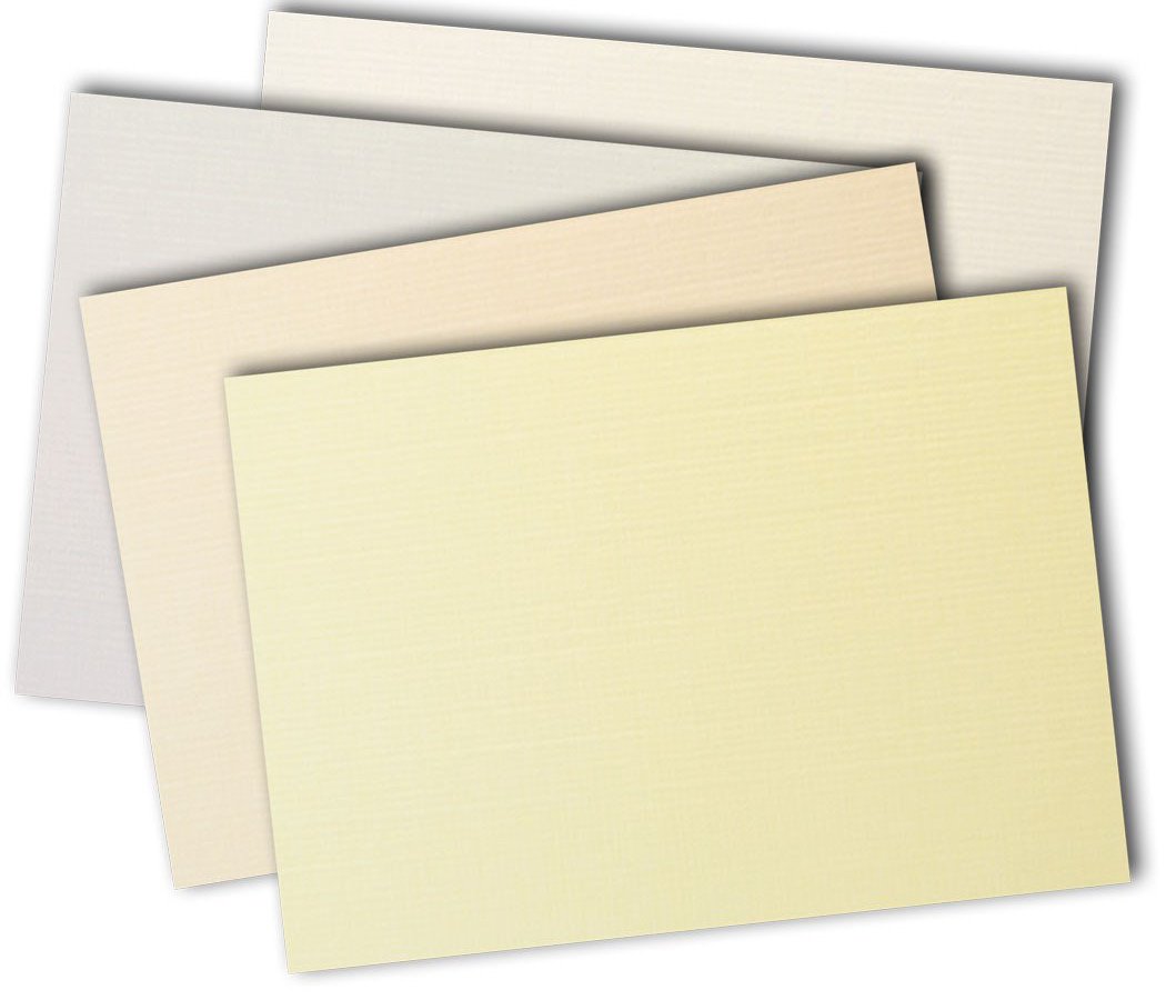 Flash Cards, squared with yellow frame, A6, pack of 80