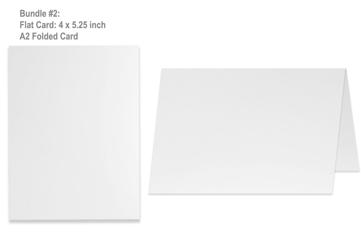 Understand Blue Card Making Bundle #2 - Classic Crest Solar White - 200 Cards