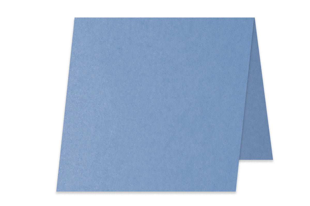 Stardream Metallic Sky Blue 3x3 Blank Folded mini cards