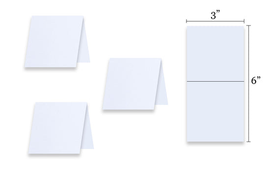 DCS Blank Discount 3x3 Folded Textured Mini Note Cards - 50 pack