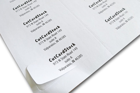 Easy Peel WHITE 30 up Address Labels 1" x 2 5/8" - 30 labels per sheet - 450 labels