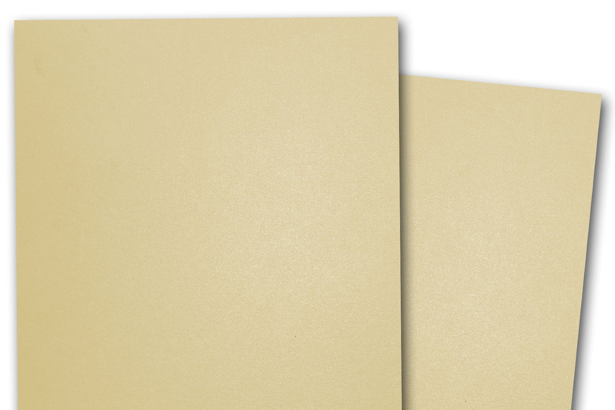 Shimmery Metallic Ivory Paper for Card Making, Printing and Paper flowers