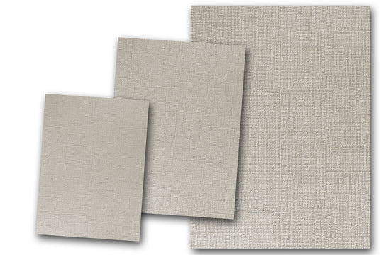 DCS Shimmer Textured Winter Grey 8.5x11 Discount Card Stock