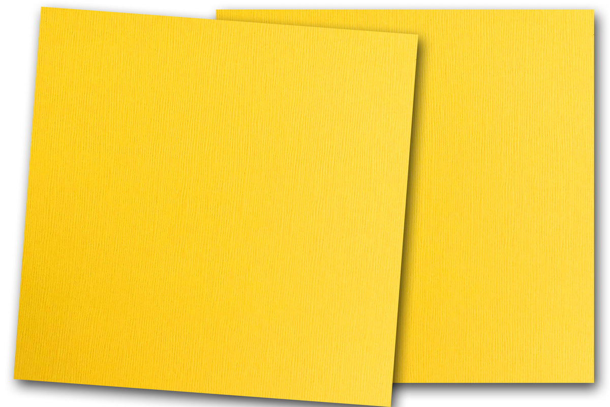 Yellow 12x12 Discount Card Stock
