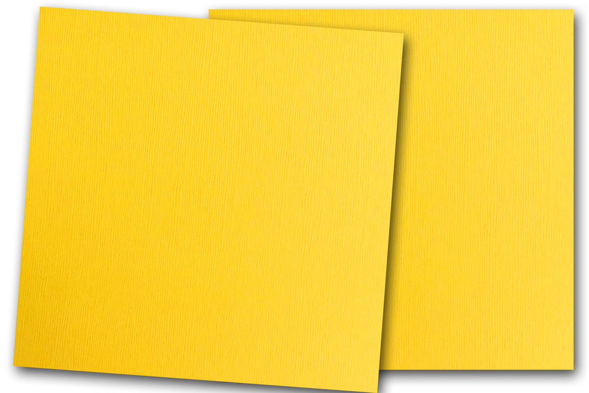 Yellow 12x12 Discount Card Stock