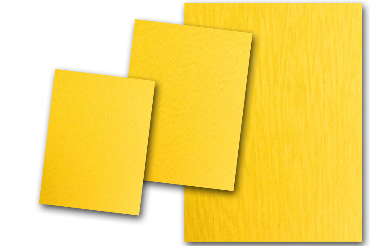 Yellow Discount Card Stock