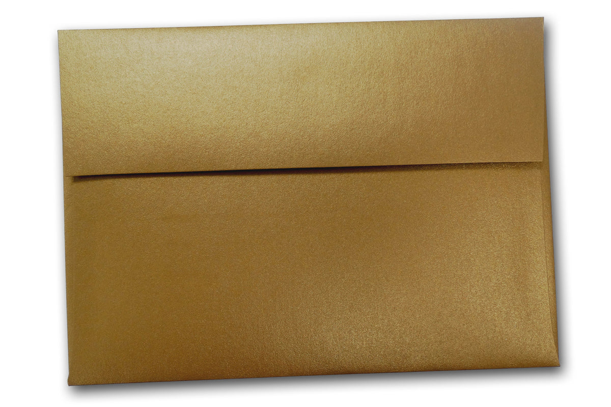Shimmery Stardream Metallic Antique Gold 5x7 A7 Discount Envelopes