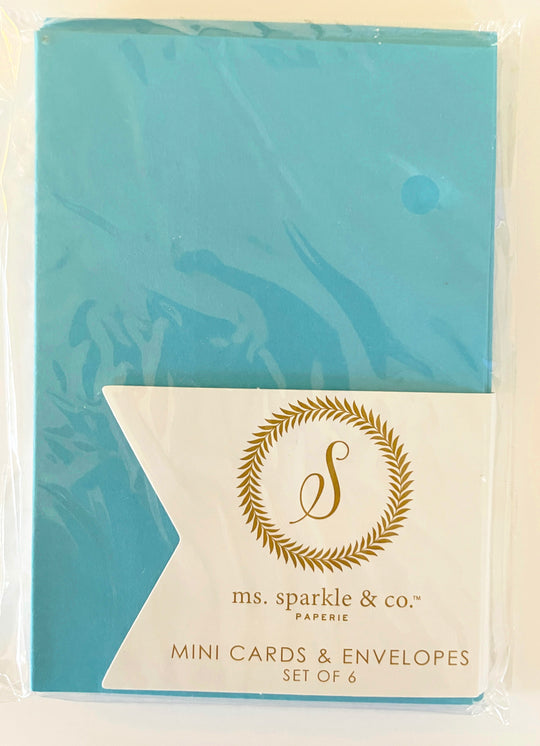 DCWV Ms. Sparkle & Co. Mini Cards + Envelopes