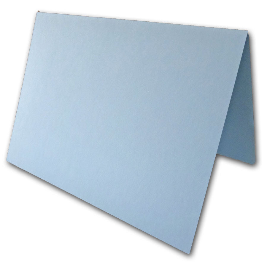 Blank Metallic DIY Placecards - blue