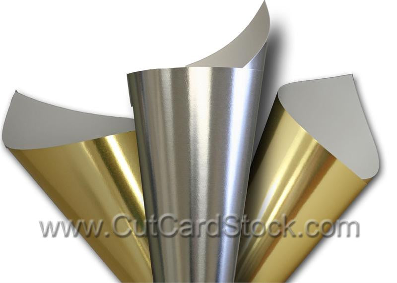 Silver and Gold Foil CardStock for Die cuts, DIY Invitations and cards -  CutCardStock