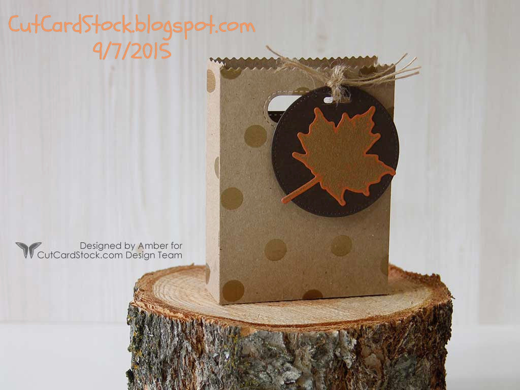 Brown Bag Kraft Card Stock for die cutting, card making and menus -  CutCardStock