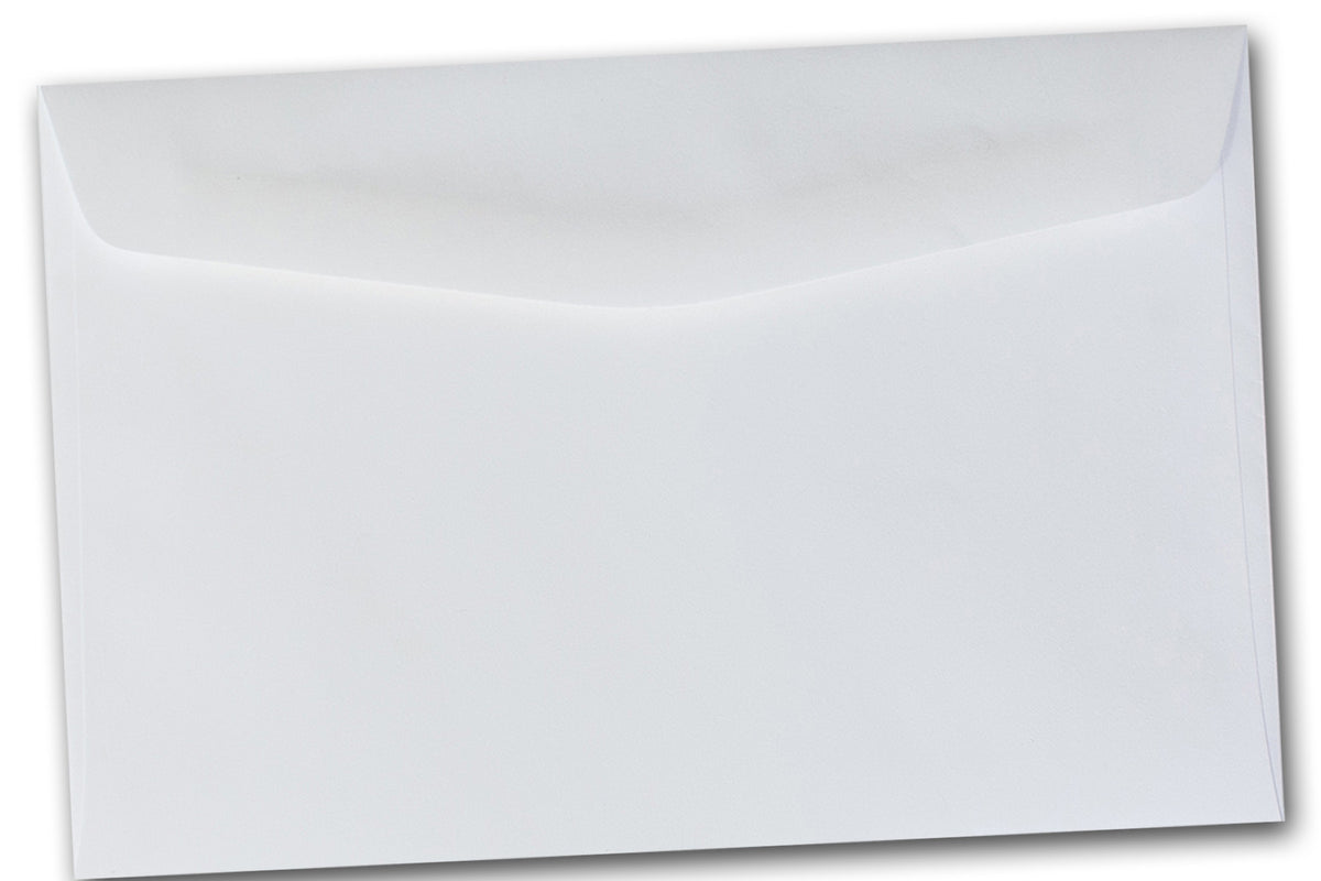 Cougar Opaque WHITE 6 x 9 Booklet envelopes 50 pk