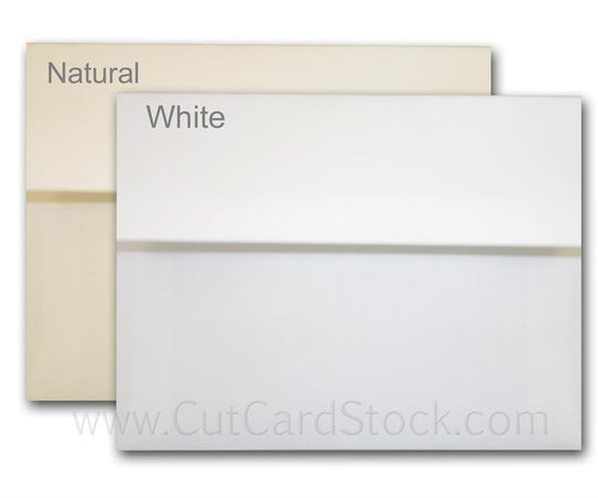 Bulk WHITE or NATURAL A-6 Envelopes - 1000 envelopes