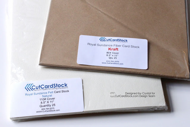 Royal Sundance Fiber 8.5 x 11 80 Fleck Cardstock 250 Sheets/Pkg. Kraft