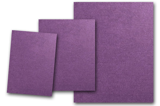 DCS Discount Card Stock: Plum Purple 8.5x11 Discount Card Stock