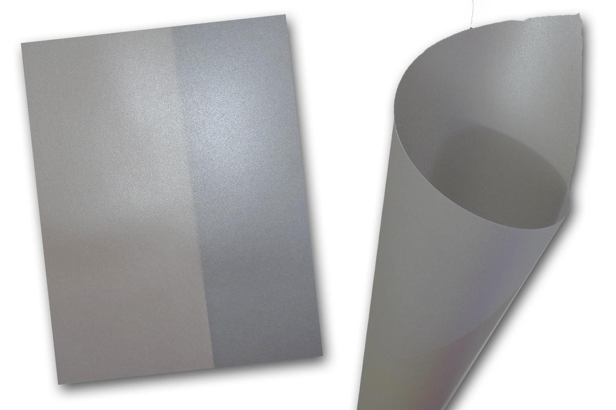 Shimmery Translucent Iridescent Silver paper for weddings and more ...